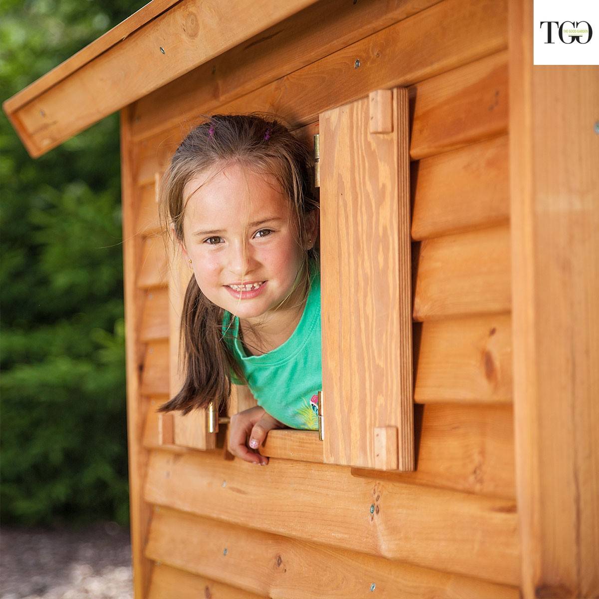 YOYO - casetta in legno per bambini con scivolo