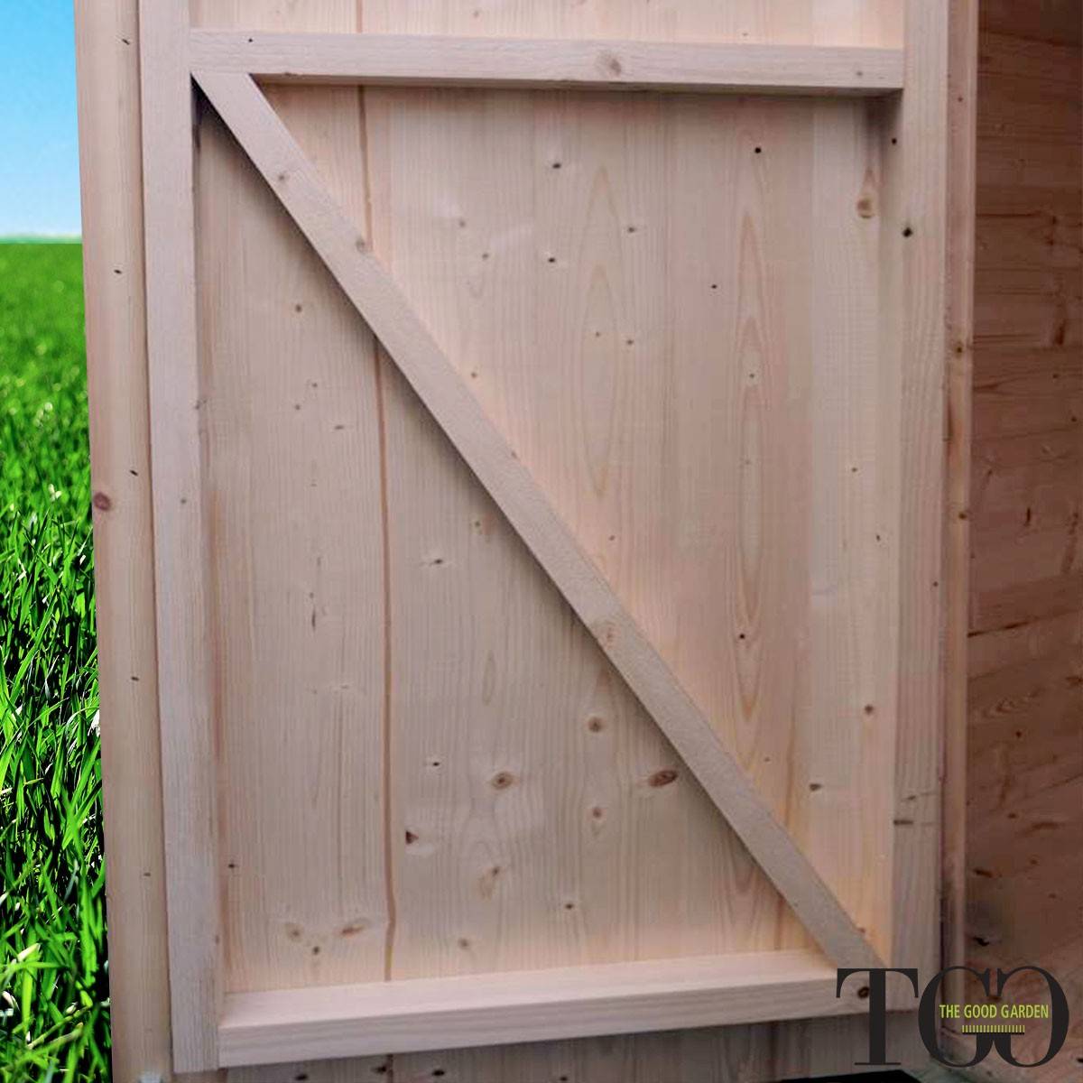Formia casetta in legno porta attrezzi giardino 178x218cm porta singola