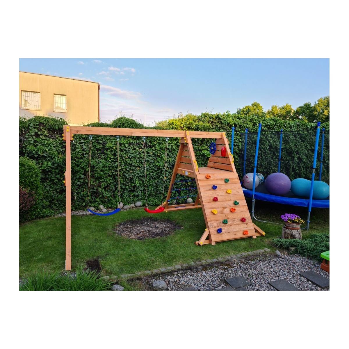 Set di 2 altalene per bambini per cortile parco giardino, Altalena