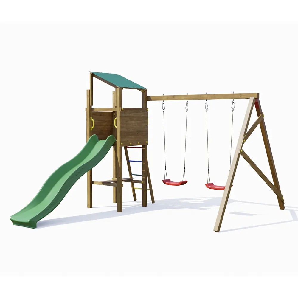 Parco giochi in legno Autoclavato Playland Swing TGG Play