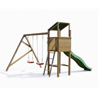 Parco giochi in legno Autoclavato Playland Swing TGG Play