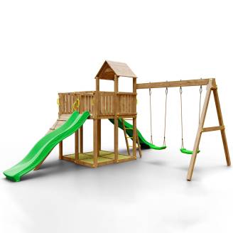 Parco giochi in legno Autoclavato Woody Tree House TGG Play