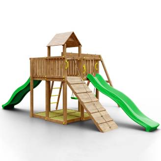 Parco giochi in legno Autoclavato Woody Tree House TGG Play