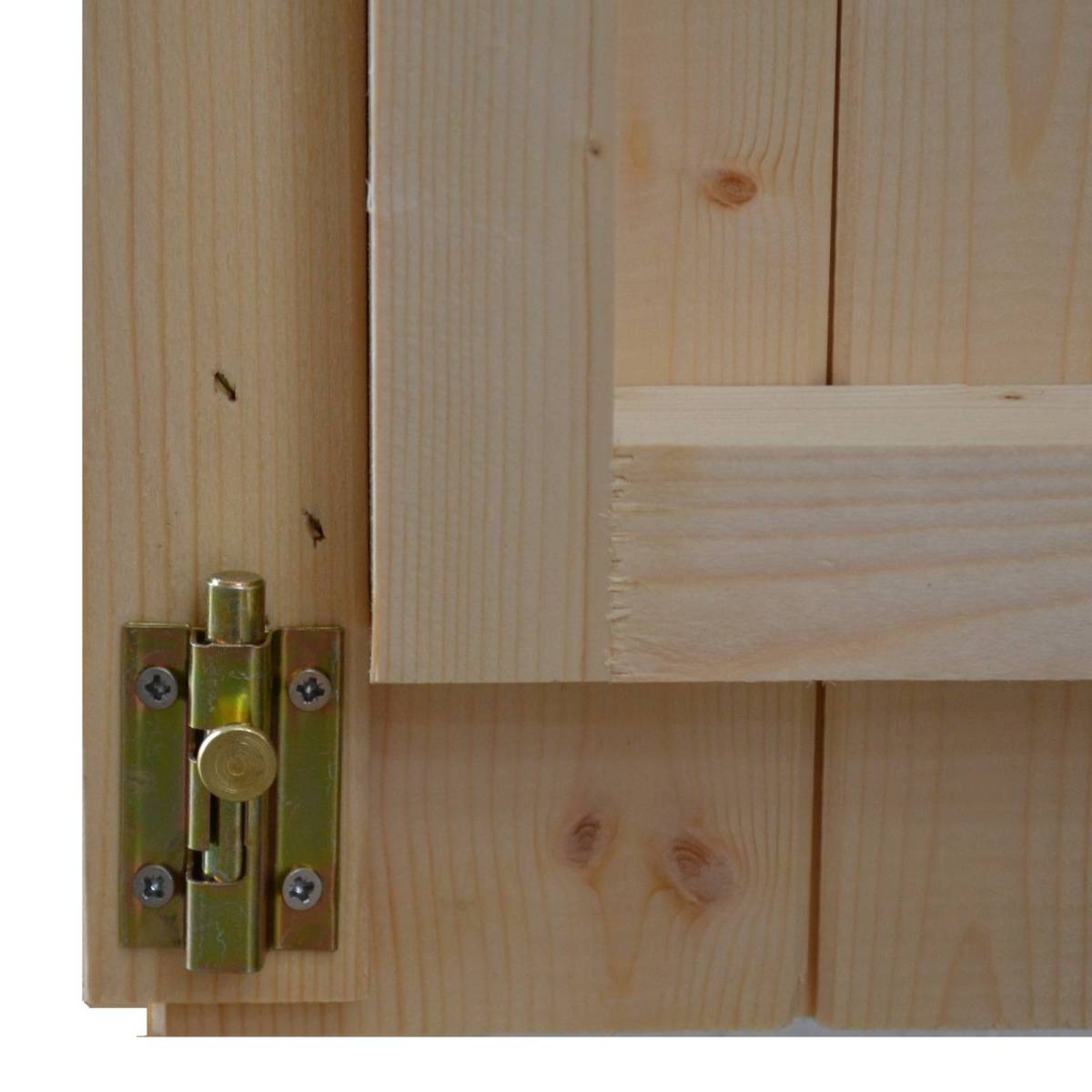 Casette in legno - Casetta in legno 2x2 Per Attrezzi Jack con porta