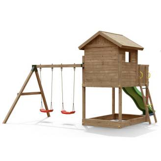 Casetta con Scivolo Fungoo GALAXY S giochi da giardino in legno