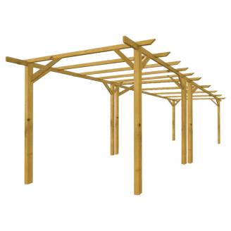 Pergole e Gazebi - Pergola in legno 3x6 da Esterno e Giardino in Pi...